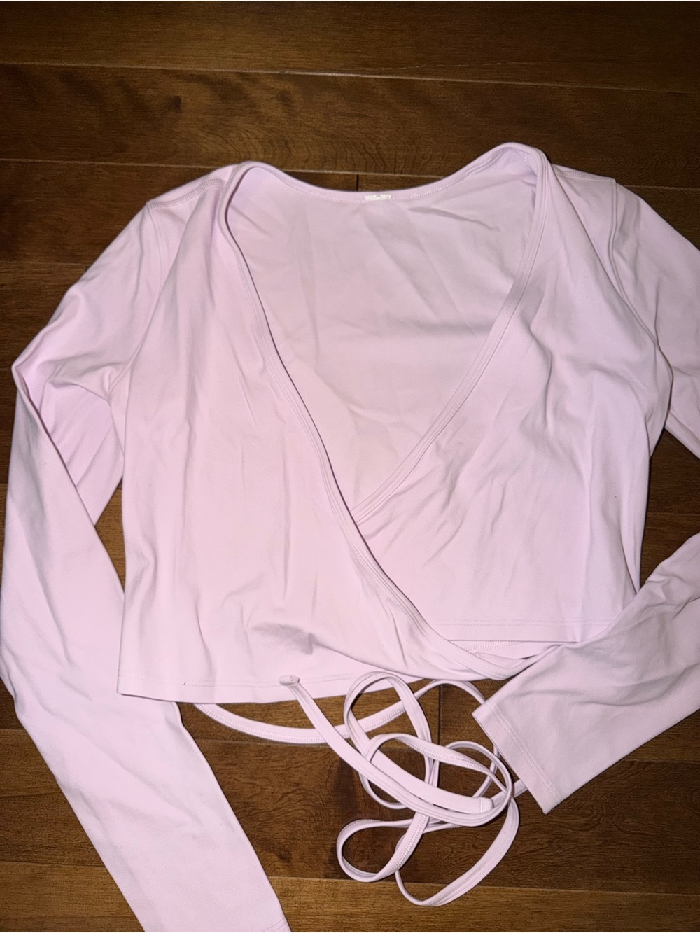 Lululemon pink wrap top